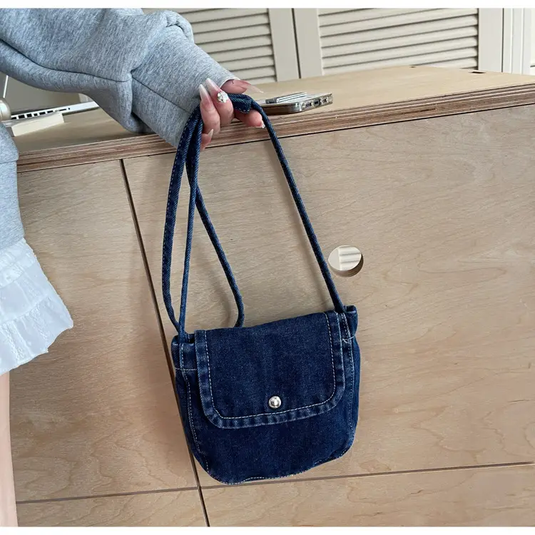2025 New Japanese Style Denim Crossbody Phone Bag — feature 25