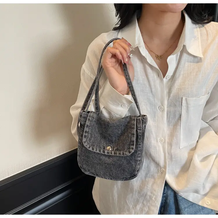 2025 New Japanese Style Denim Crossbody Phone Bag — feature 26