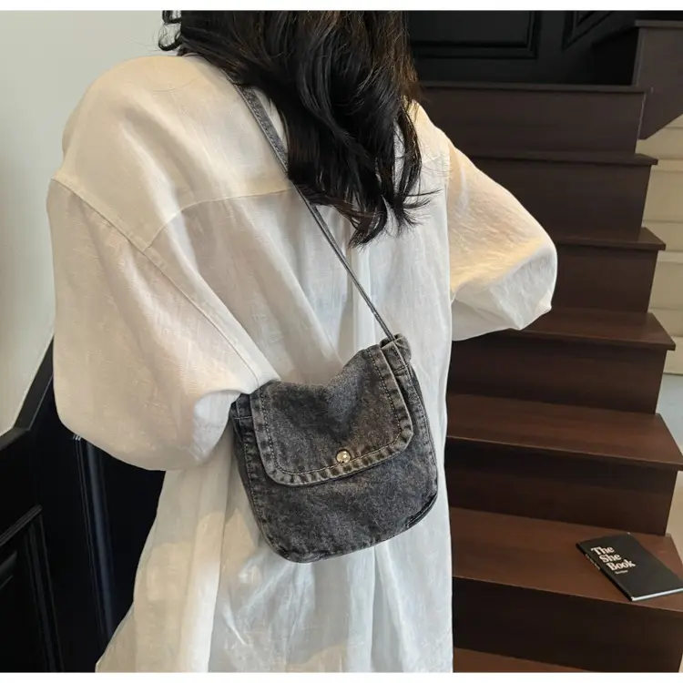 2025 New Japanese Style Denim Crossbody Phone Bag — feature 32