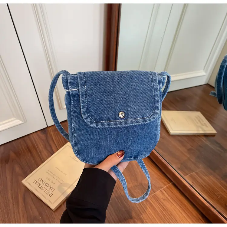 2025 New Japanese Style Denim Crossbody Phone Bag — feature 38