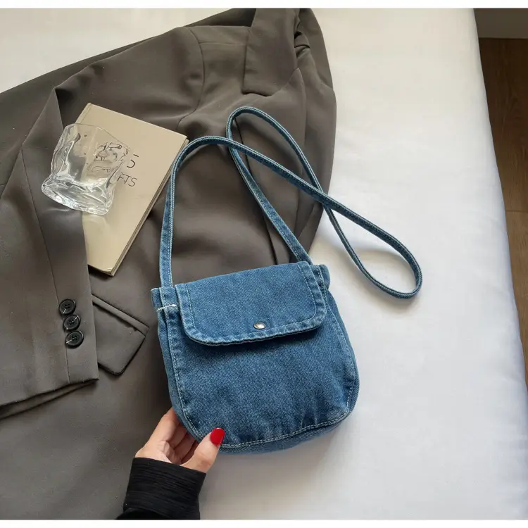 2025 New Japanese Style Denim Crossbody Phone Bag — feature 42