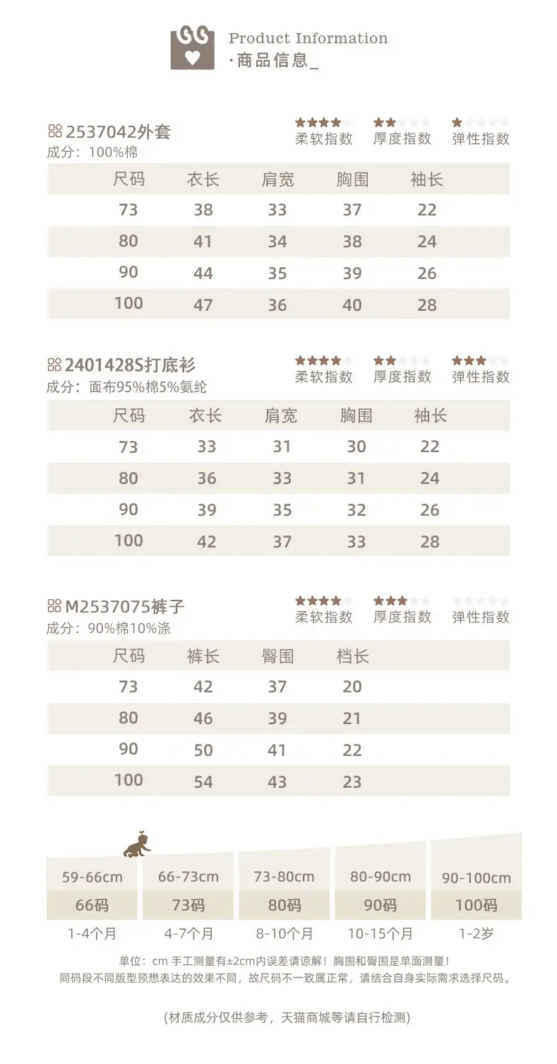 Baby 3-Piece Spring Autumn Set Large Pocket Jacket Jeans Striped T-Shirt — feature 3
