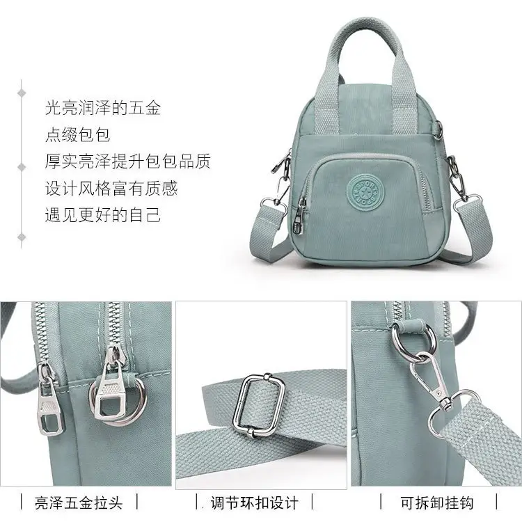 Women's Lightweight Crossbody Bag 2025 Nylon Multi Color - Image 9