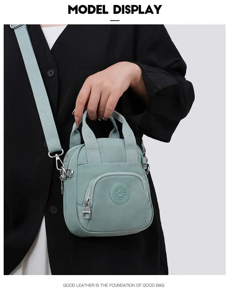 Women's Lightweight Crossbody Bag 2025 Nylon Multi Color — feature 11