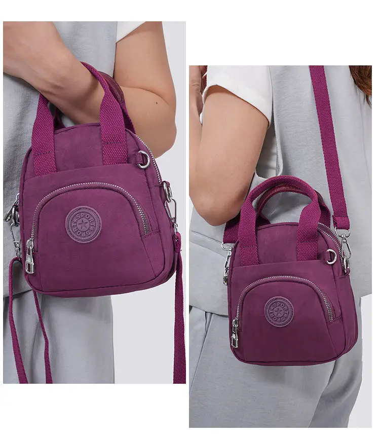 Women's Lightweight Crossbody Bag 2025 Nylon Multi Color — feature 20