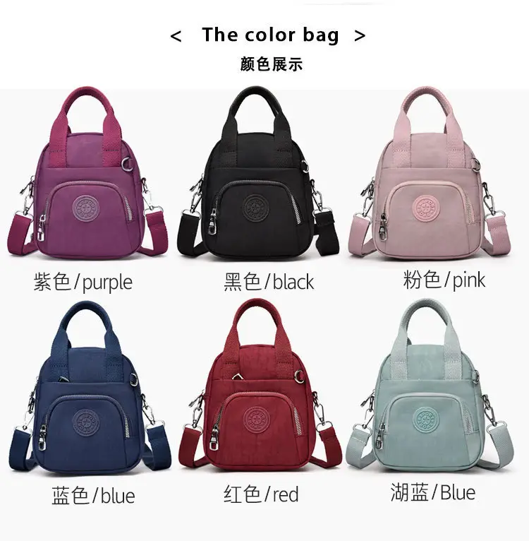 Women's Lightweight Crossbody Bag 2025 Nylon Multi Color — feature 22