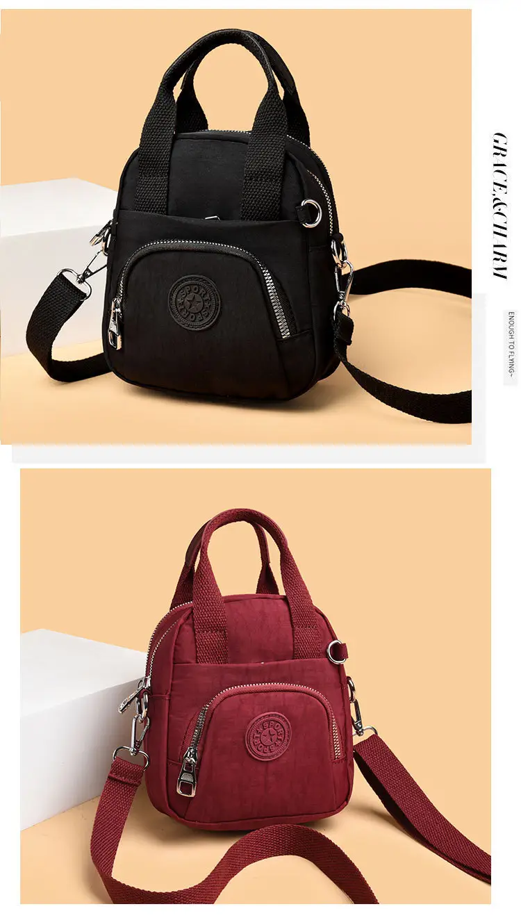 Women's Lightweight Crossbody Bag 2025 Nylon Multi Color — feature 4