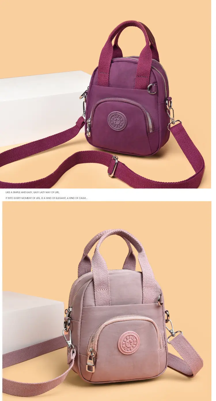 Women's Lightweight Crossbody Bag 2025 Nylon Multi Color — feature 6
