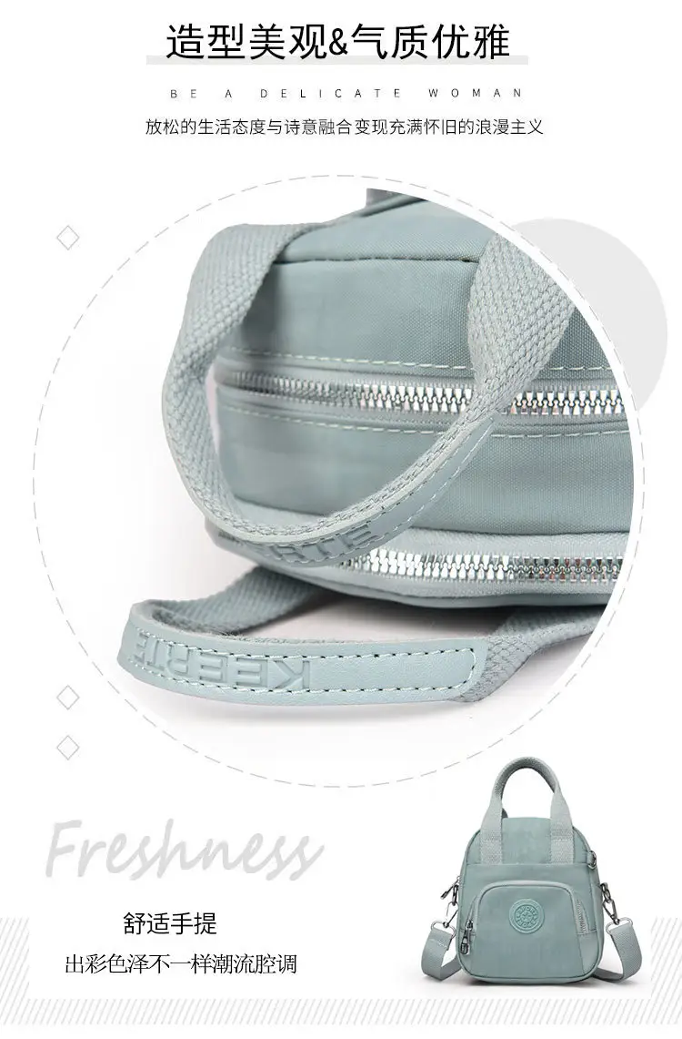 Women's Lightweight Crossbody Bag 2025 Nylon Multi Color — feature 7