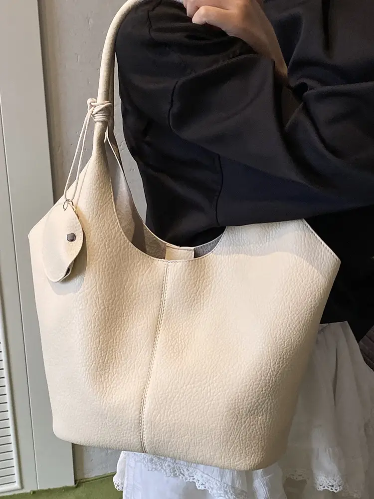Women Large Capacity Tan Shoulder Bag 2025 - Image 10