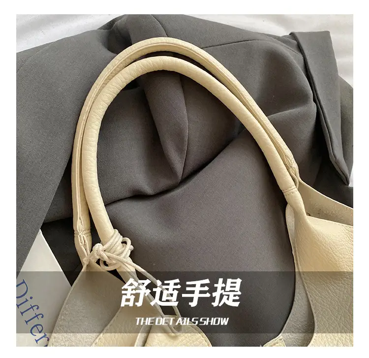 Women Large Capacity Tan Shoulder Bag 2025 — feature 7