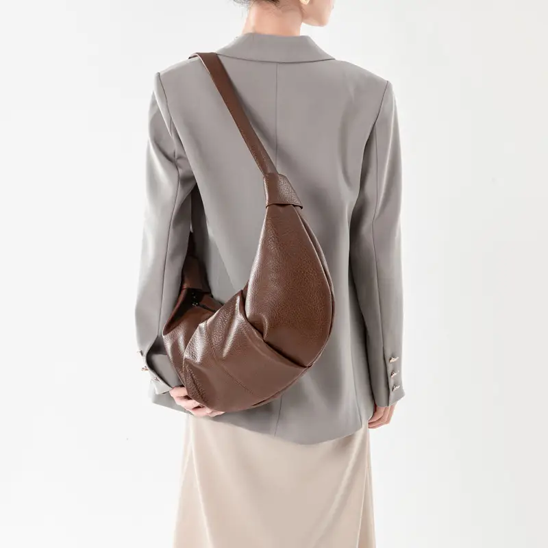 Brown Korean Style Crossbody Bag for Women - Image 4
