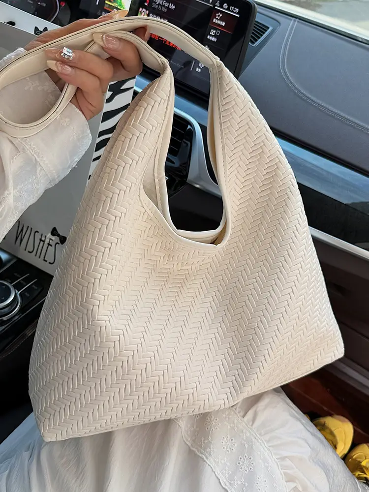 Stylish Woven Underarm Bag Large Capacity Single Shoulder - Image 5