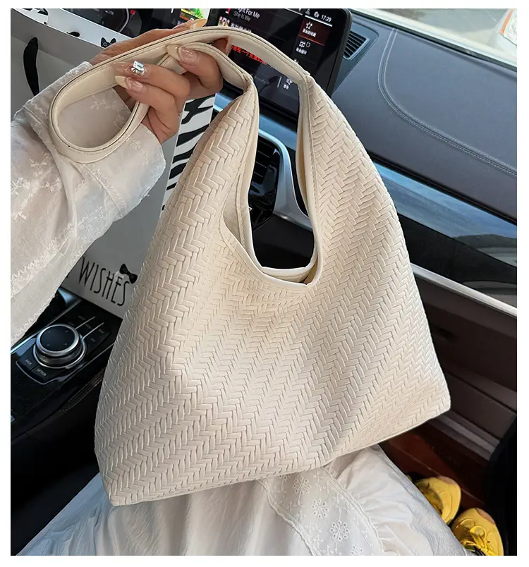 Stylish Woven Underarm Bag Large Capacity Single Shoulder — feature 1