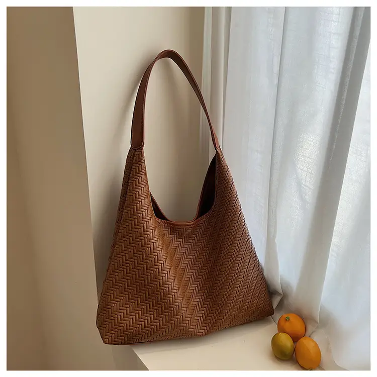 Stylish Woven Underarm Bag Large Capacity Single Shoulder — feature 22