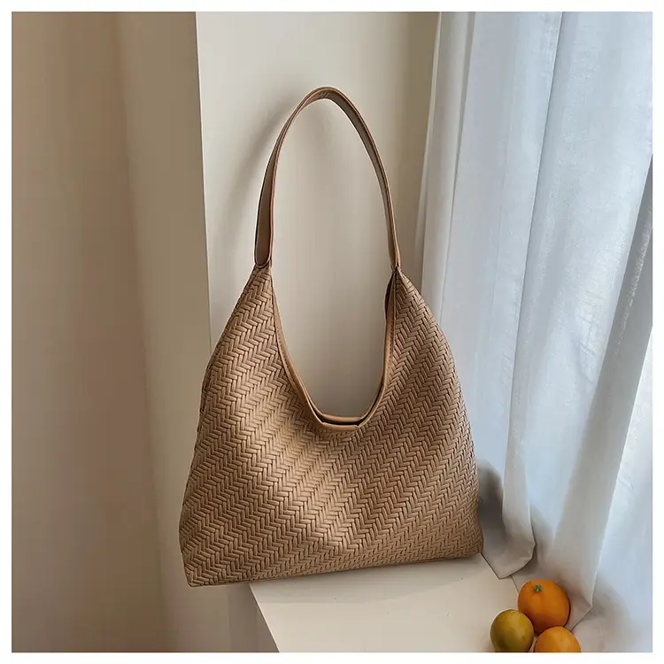 Stylish Woven Underarm Bag Large Capacity Single Shoulder — feature 24