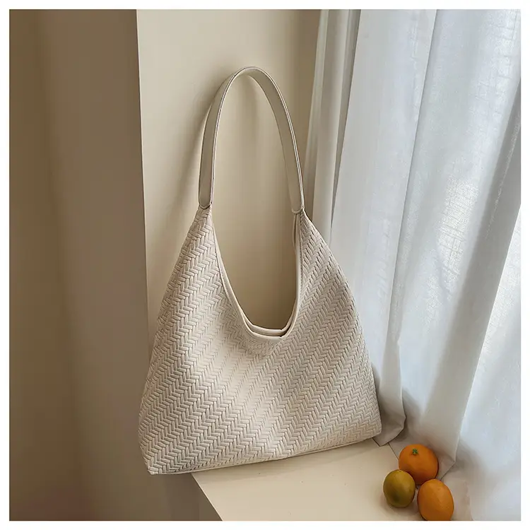Stylish Woven Underarm Bag Large Capacity Single Shoulder — feature 25