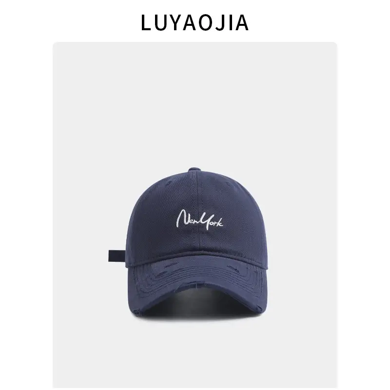 White Korean Style Baseball Cap for Women - Image 9