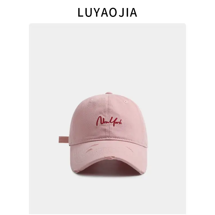 White Korean Style Baseball Cap for Women — feature 16