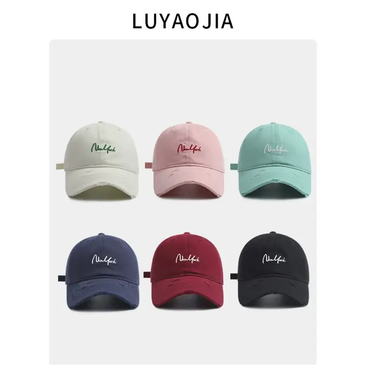 White Korean Style Baseball Cap for Women — feature 5