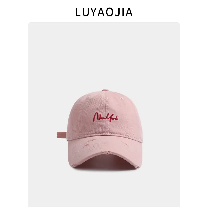 White Korean Style Baseball Cap for Women - Image 8