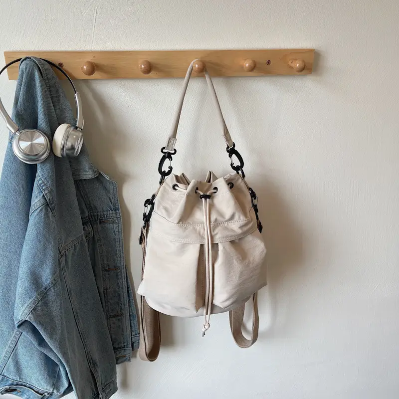Yellow Drawstring Bucket Bag for Women 2025 - Image 2