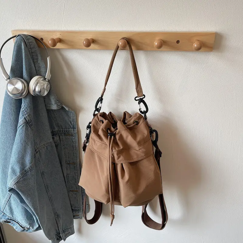 Yellow Drawstring Bucket Bag for Women 2025 - Image 3