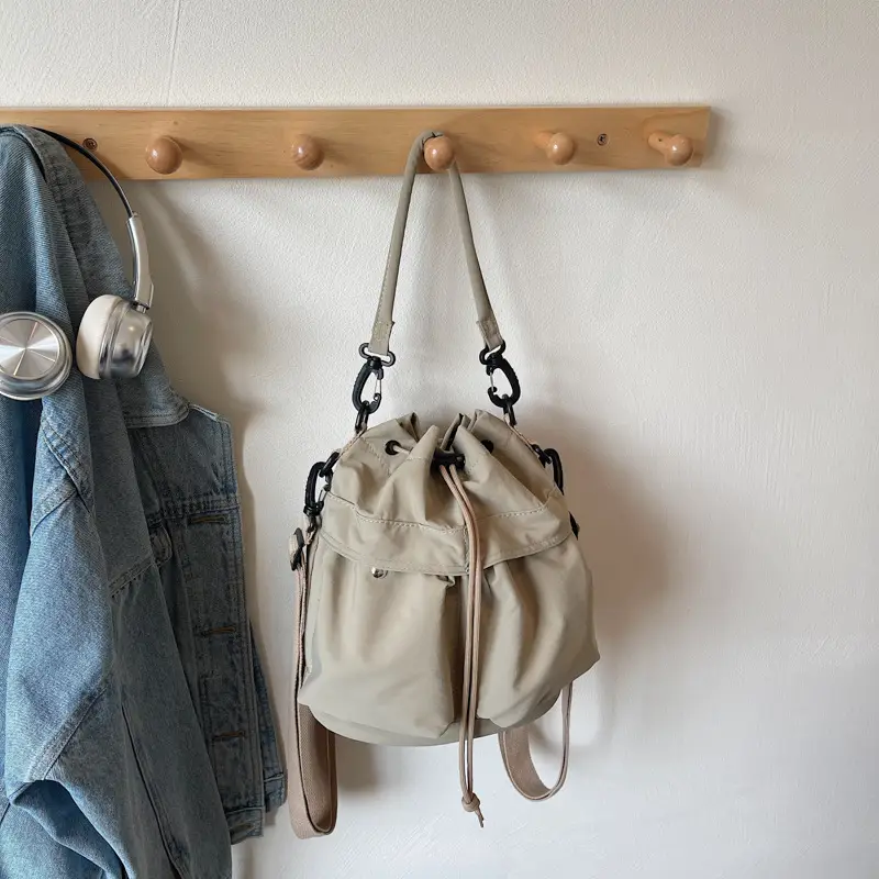 Yellow Drawstring Bucket Bag for Women 2025 - Image 6