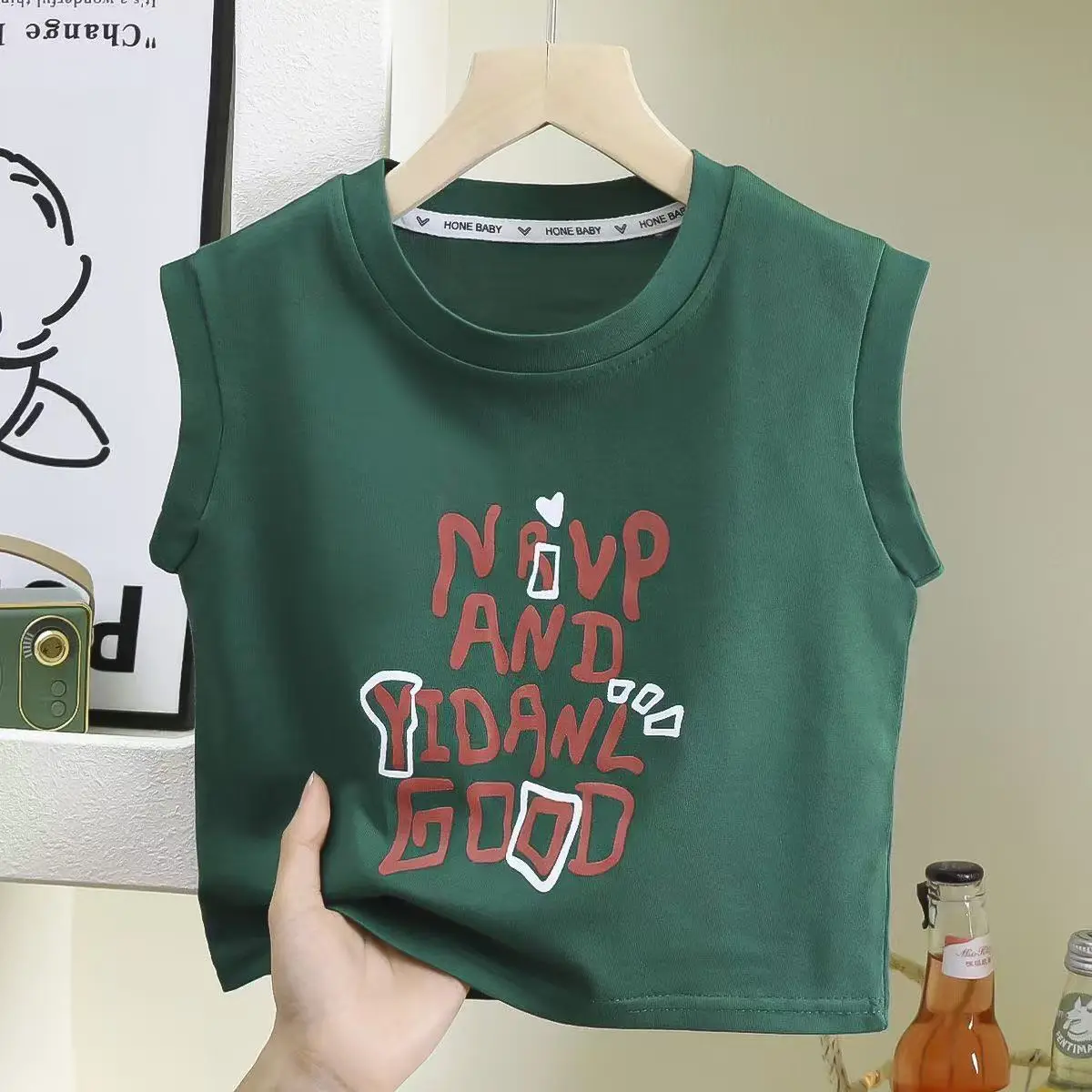 Girls White Graphic T-Shirt One Year Old — feature 3