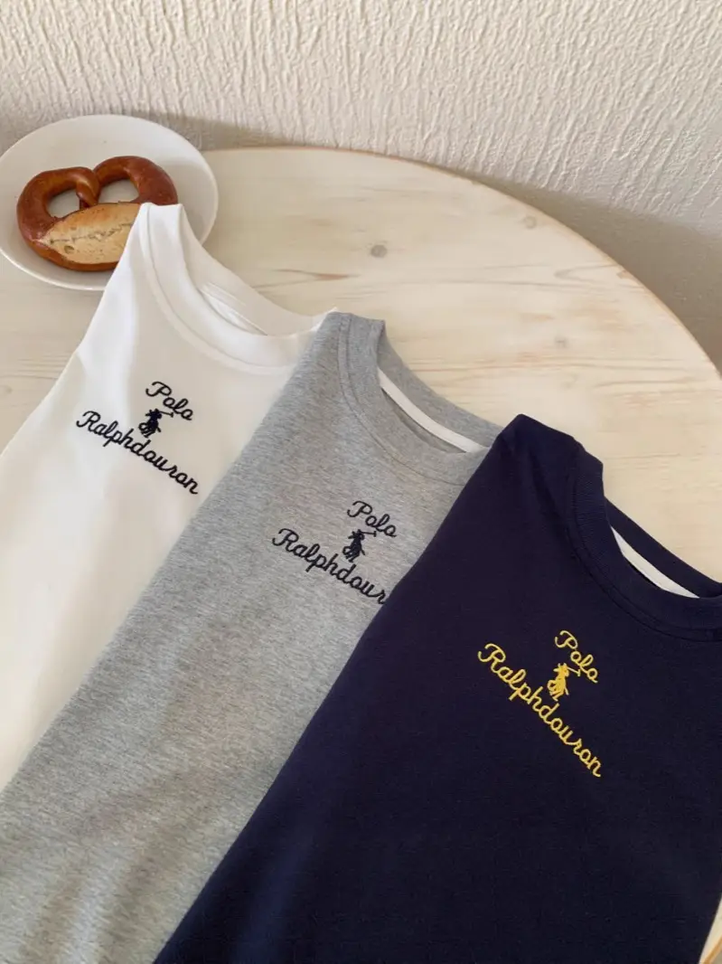 Children's T-Shirt Grey Long Sleeve Baby Cotton 2025
