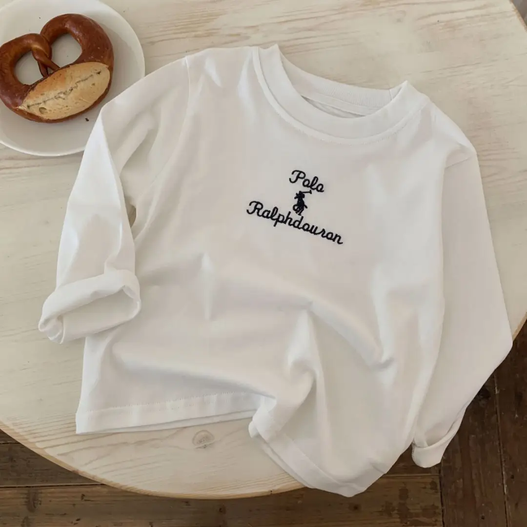 Children's T-Shirt Grey Long Sleeve Baby Cotton 2025 — feature 13