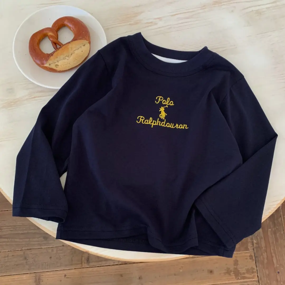 Children's T-Shirt Grey Long Sleeve Baby Cotton 2025 — feature 14