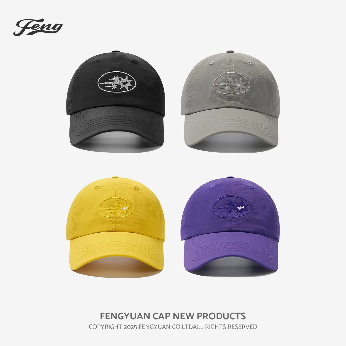 Black Weatherproof Baseball Cap with Meteor Embroidery - Image 4