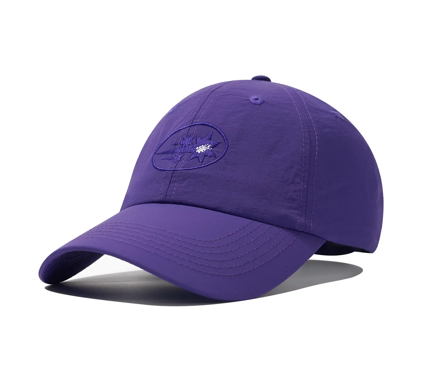 Black Weatherproof Baseball Cap with Meteor Embroidery — feature 30