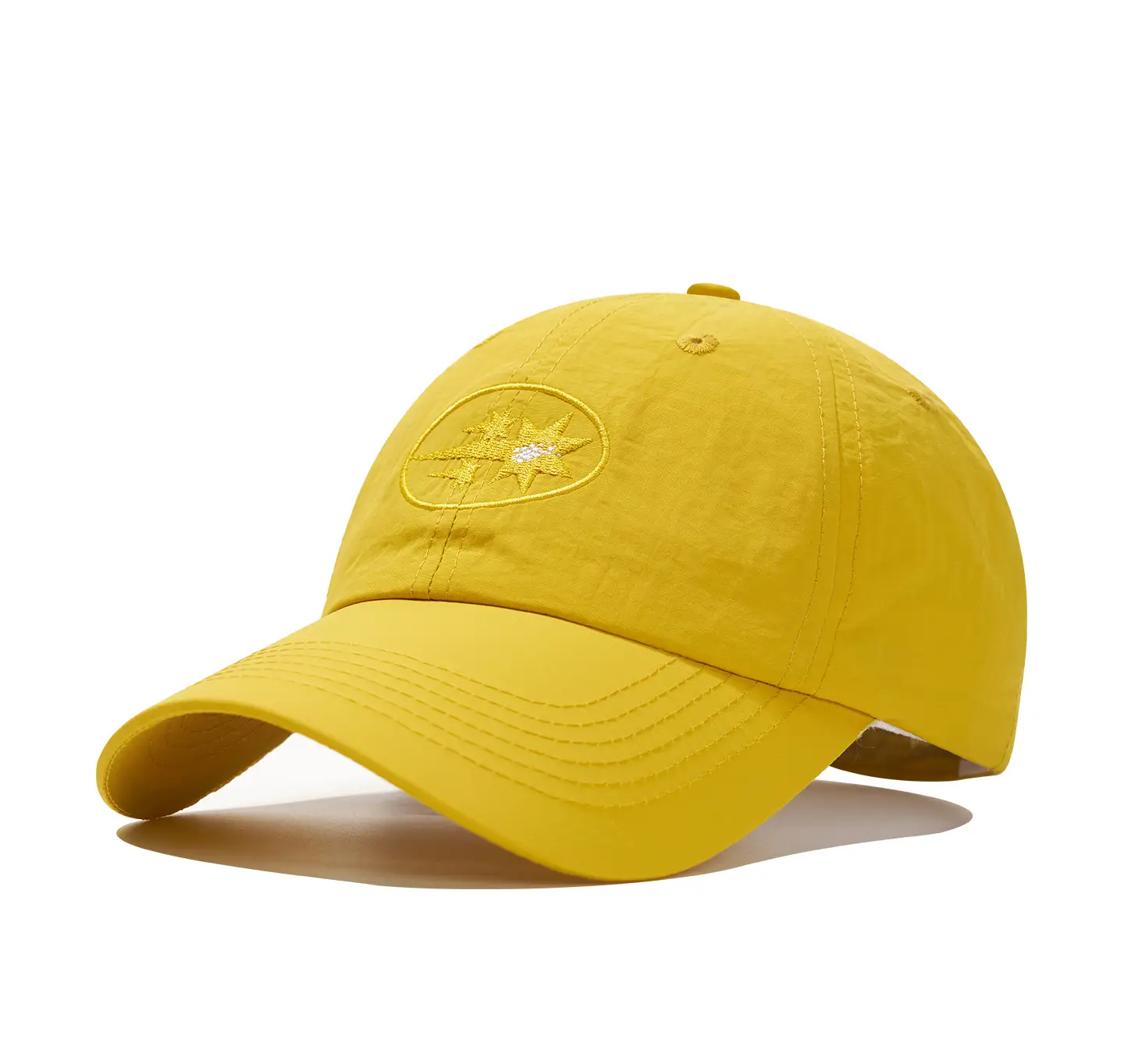 Black Weatherproof Baseball Cap with Meteor Embroidery — feature 32