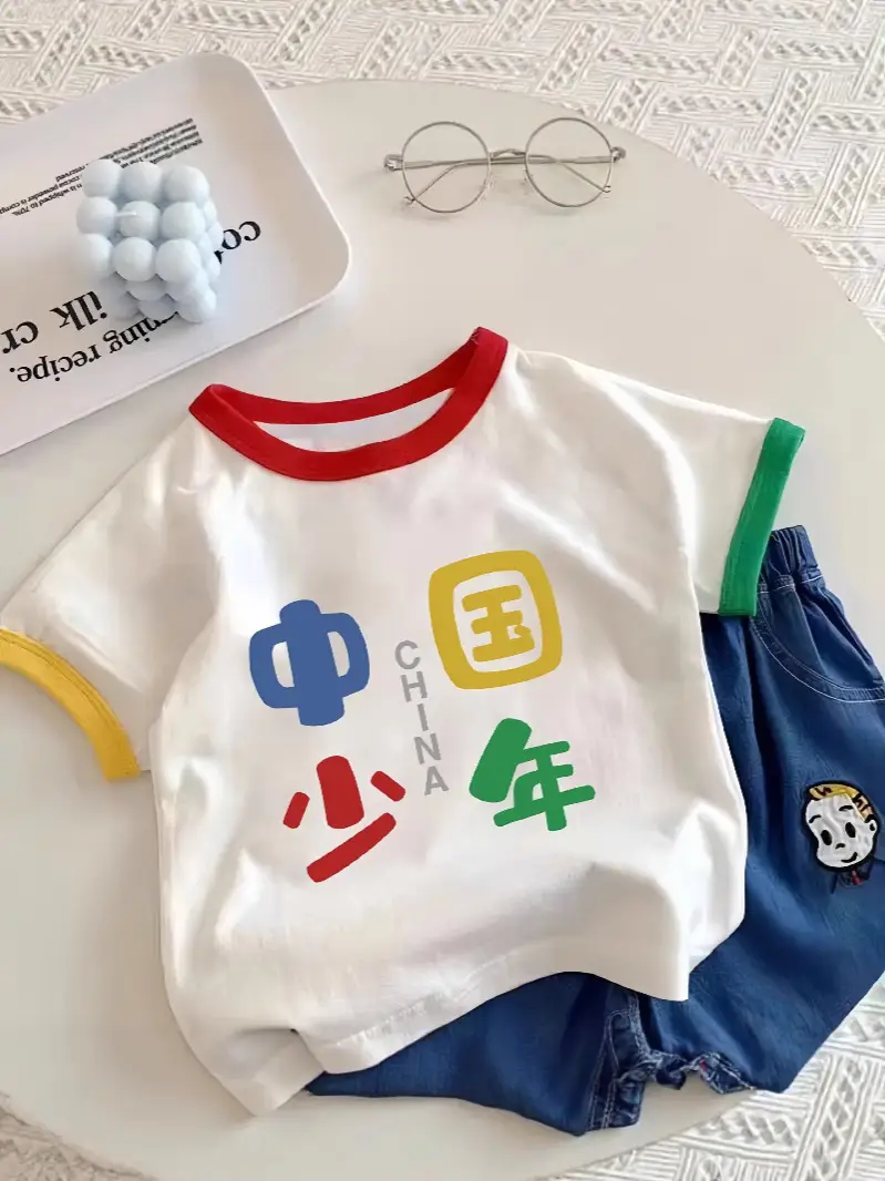 New Baby Boys Girls Cartoon Cotton T-Shirt Red Green Blue - Image 8