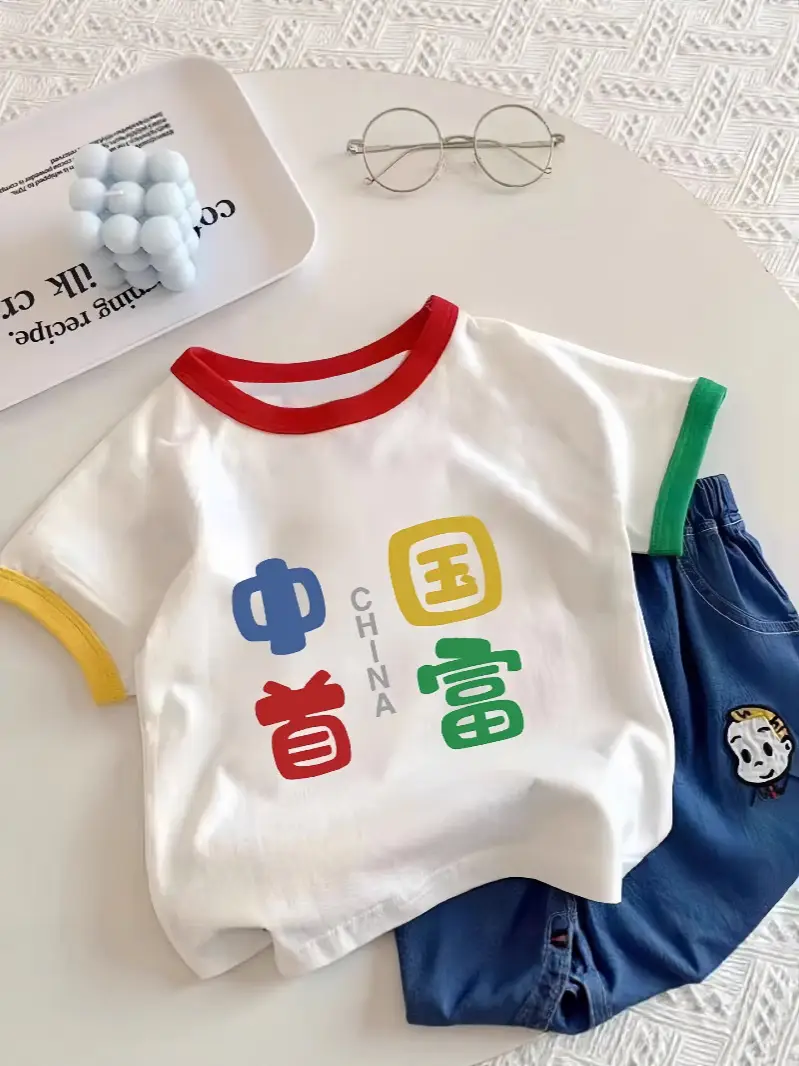 New Baby Boys Girls Cartoon Cotton T-Shirt Red Green Blue - Image 11