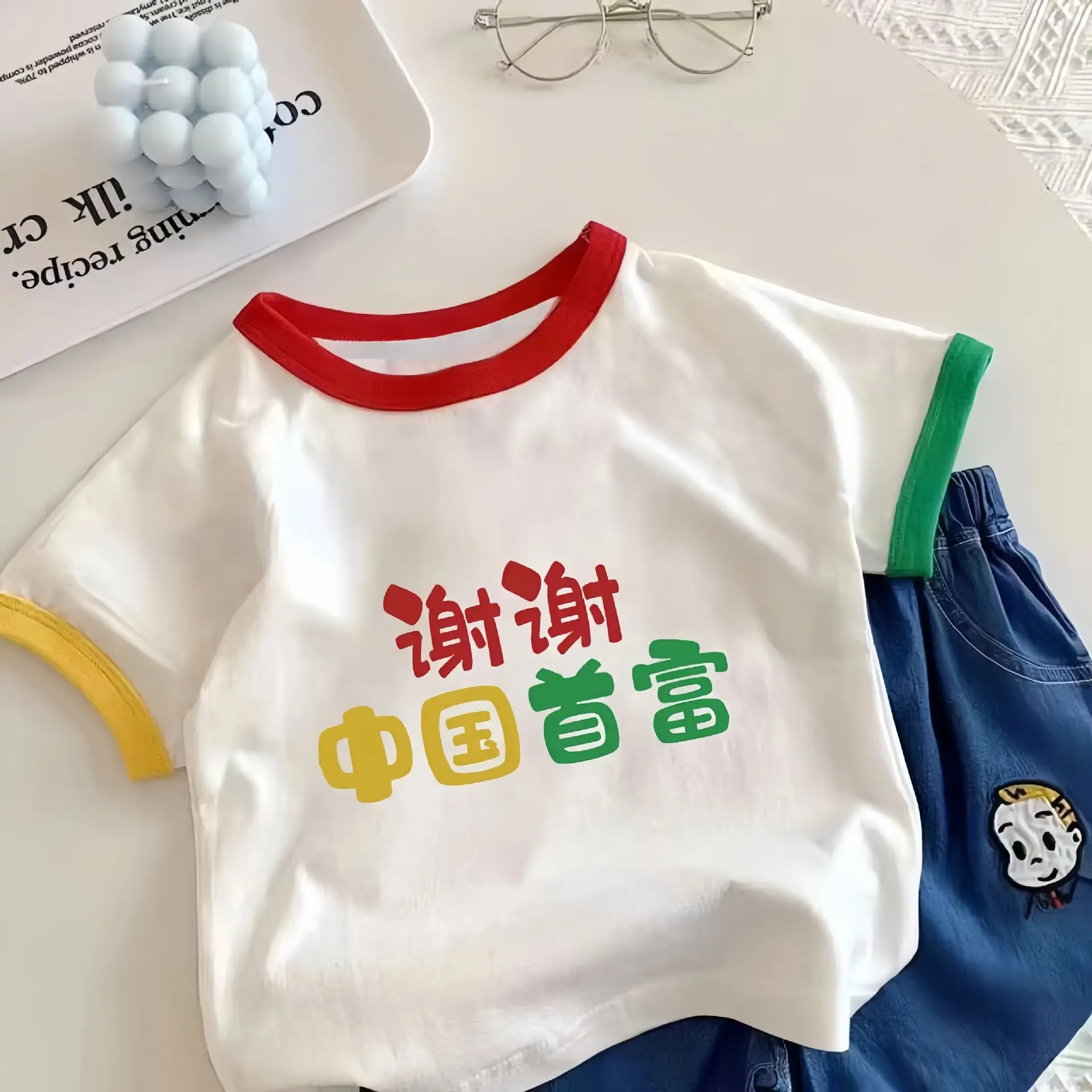 New Baby Boys Girls Cartoon Cotton T-Shirt Red Green Blue - Image 5
