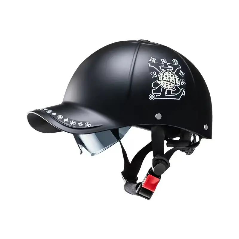 3C Certified Electric Motorcycle Safety Helmet Pink - Image 14