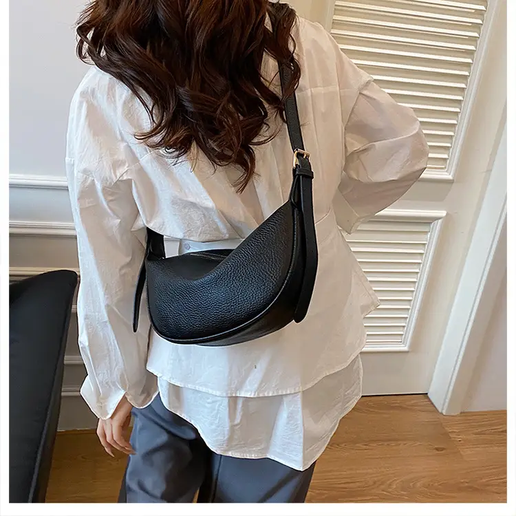Beige Crossbody Bag with Brown Strap for Women — feature 13