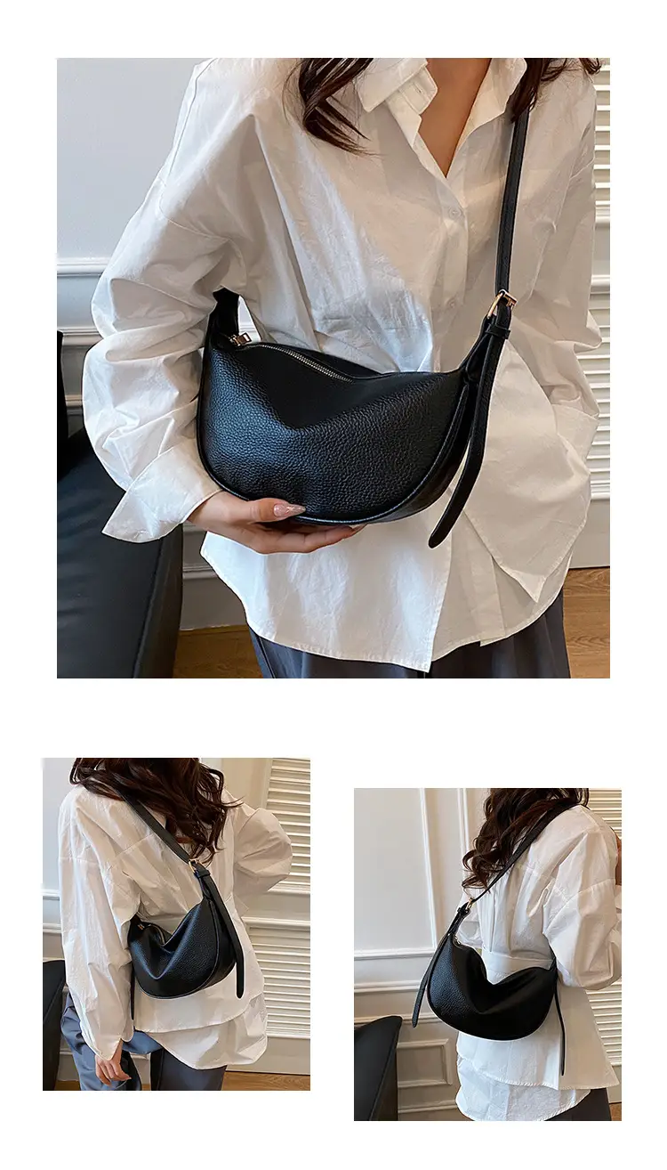 Beige Crossbody Bag with Brown Strap for Women — feature 5