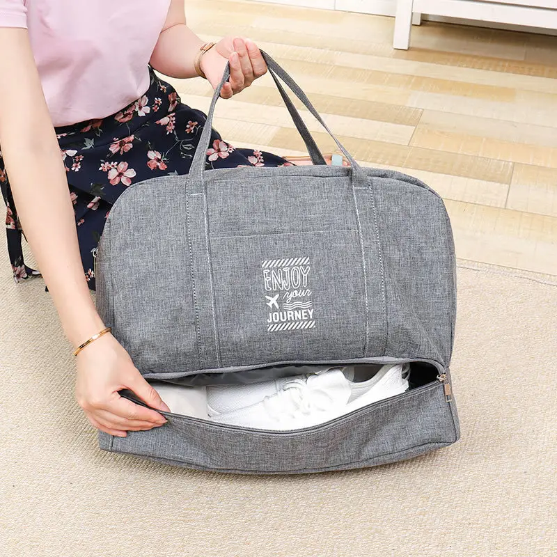 Women's Trendy One-Shoulder Fitness Bag Multi Color
