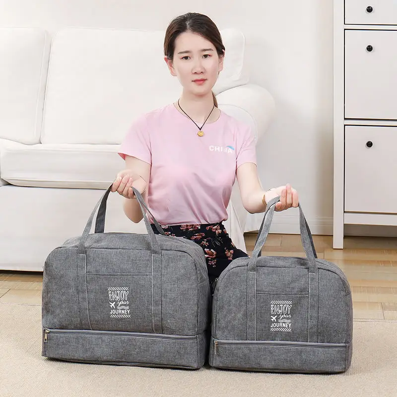 Women's Trendy One-Shoulder Fitness Bag Multi Color