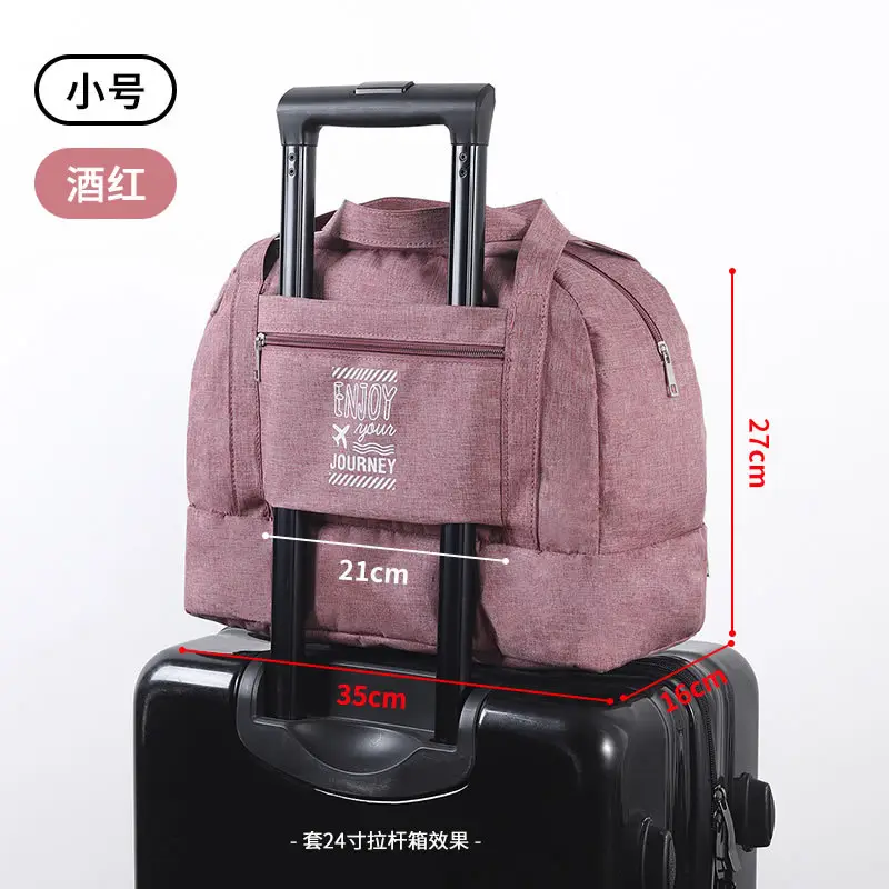 Women's Trendy One-Shoulder Fitness Bag Multi Color