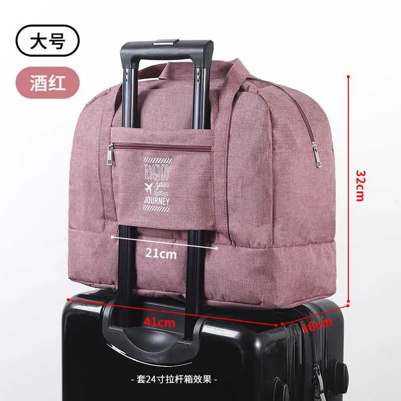 Women's Trendy One-Shoulder Fitness Bag Multi Color