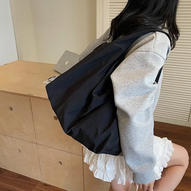 Women's Pink Shoulder Bag with Ruffled Skirt - Image 7