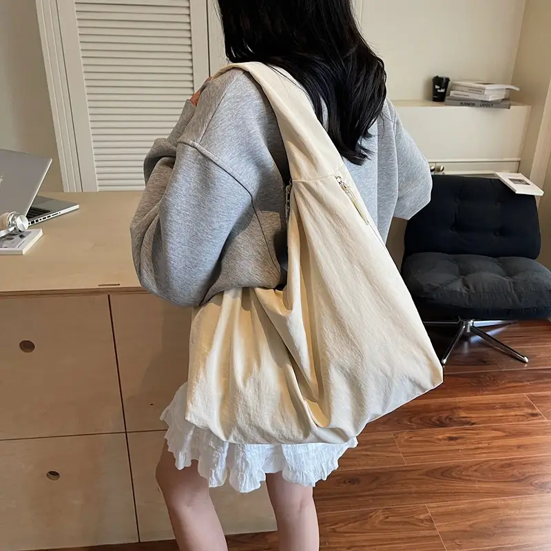Women's Pink Shoulder Bag with Ruffled Skirt - Image 8