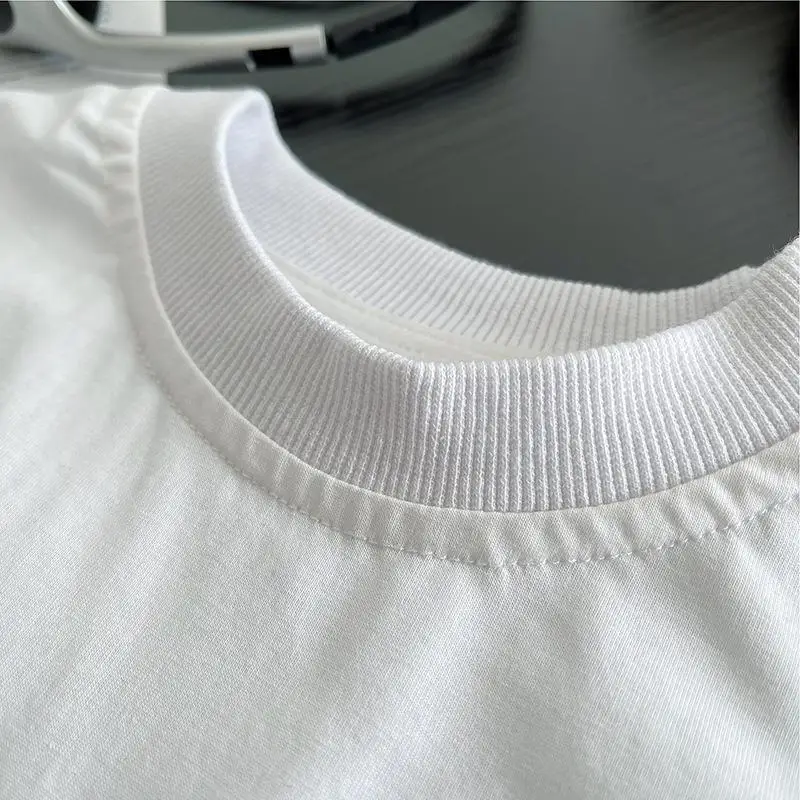 Boys White T-Shirt & Grey Shorts Set 2025 Summer — feature 4