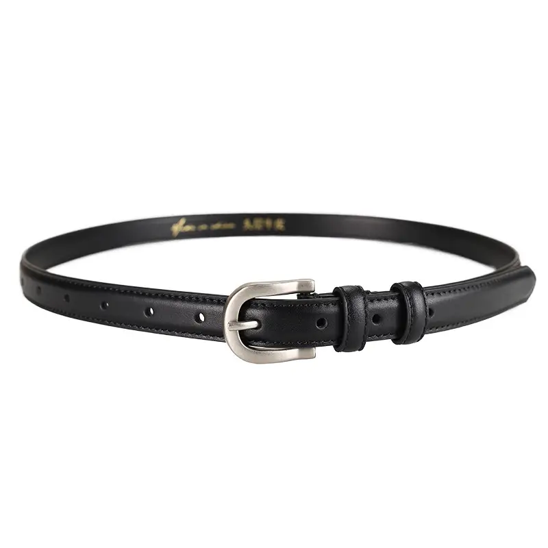 Men's Brown Leather Belt with Silver Buckle 2025 - Image 11