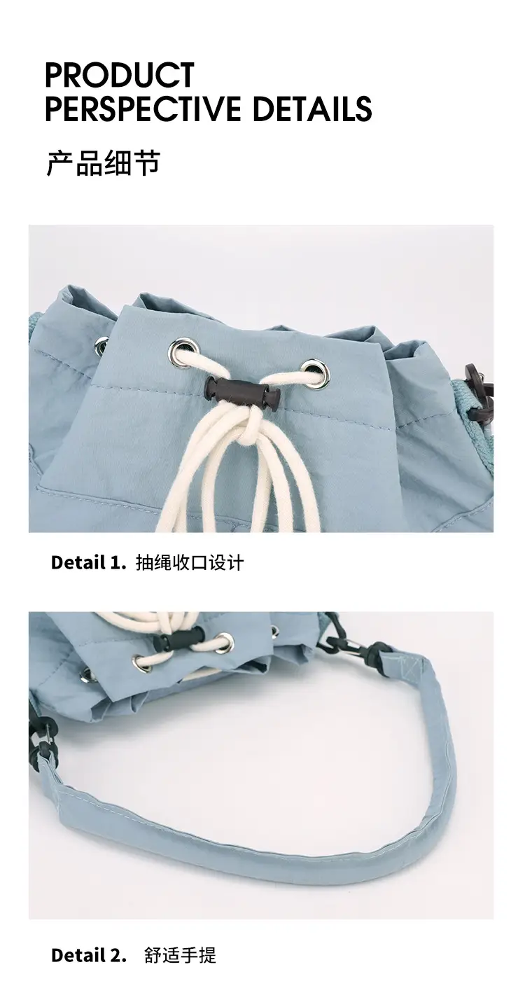 Blue Korean Niche Women's Shoulder Crossbody Bag — feature 21
